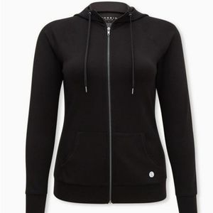 NWT  Torrid cupro active zip jacket